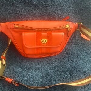 Coach Heritage Belt Bag w/Stripe